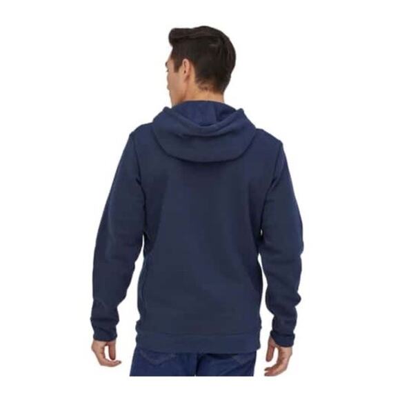 Patagonia Hoodie Mens MED Blue Sweatshirt P6 Logo Uprisal Hiking Outdoor Camping - Picture 2 of 13